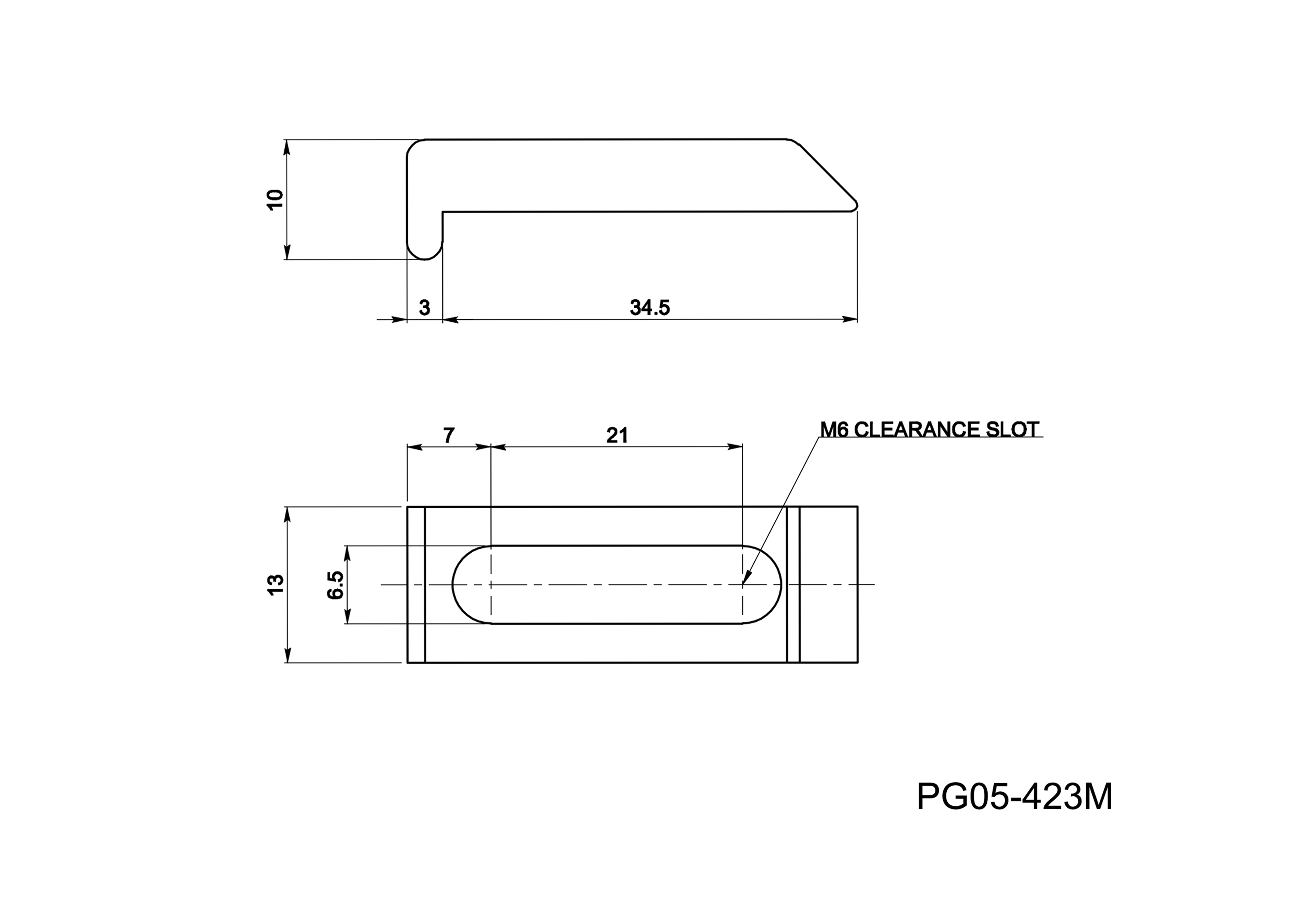 PG05 series 19mm guide rail, slide table