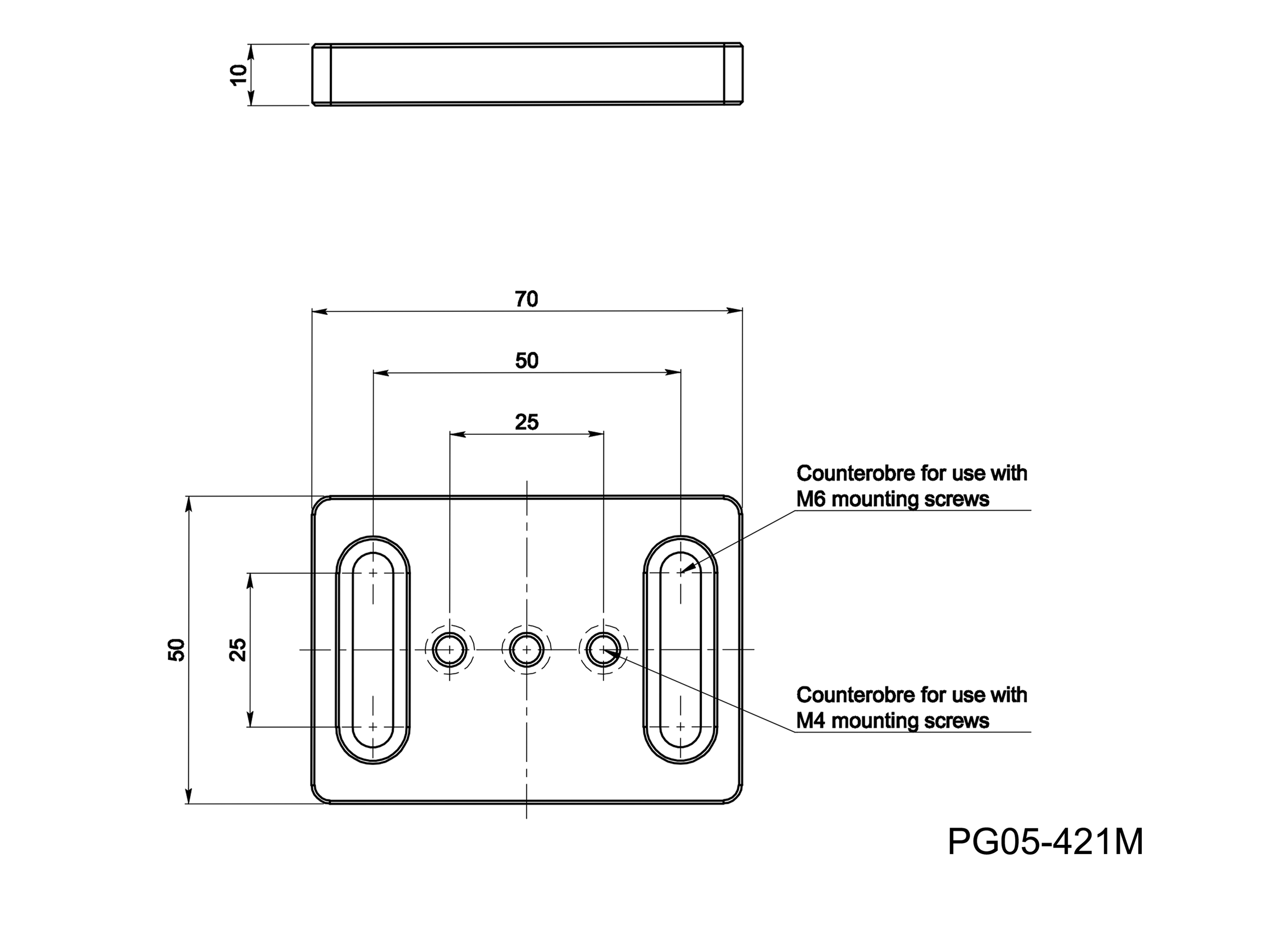 PG05 series 19mm guide rail, slide table