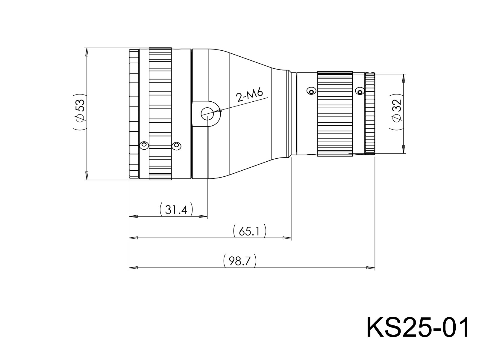 KS25 series variable amplification mirror