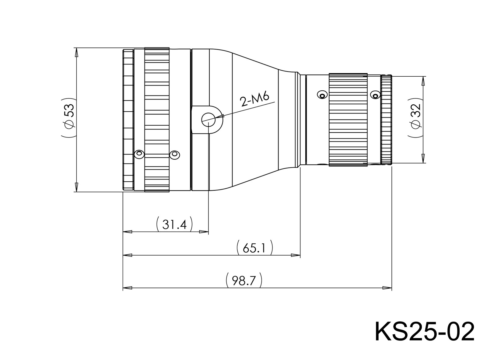 KS25 series variable amplification mirror