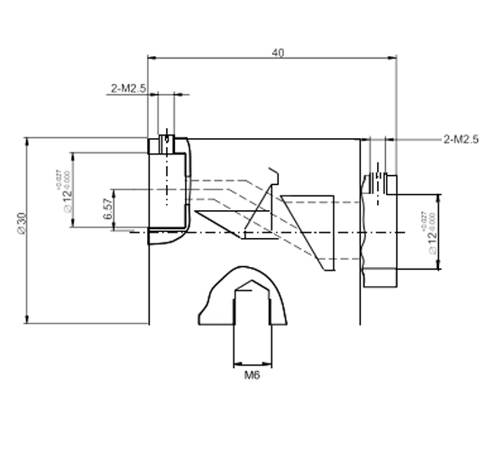 Unidirectional spot beam expander KS12-101