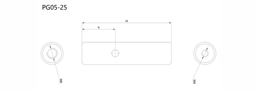 PG05 stainless steel support rod support optical support frame