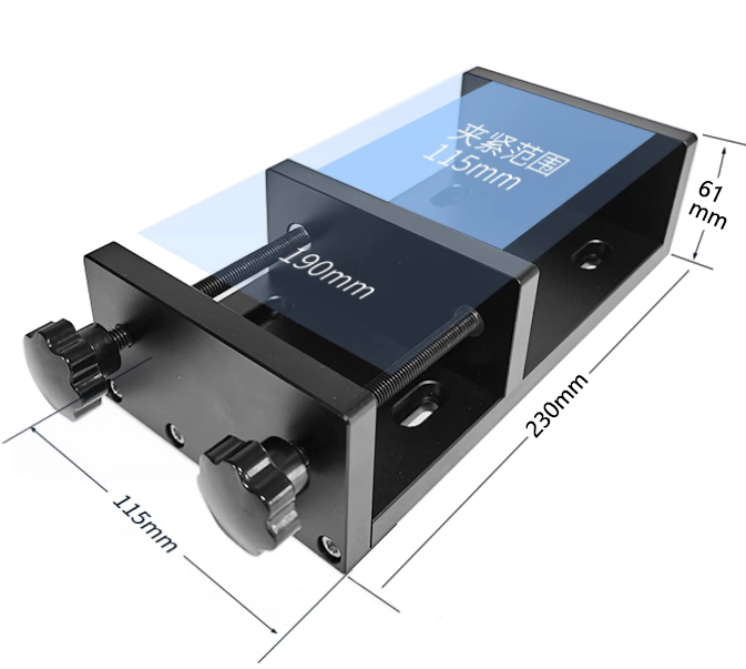 Large dry plate frame square gripper mirror frame optical components tightening fixture GBJ-305