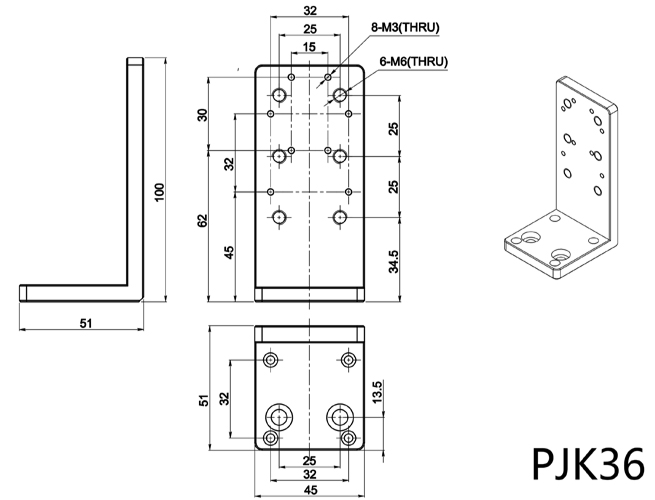 Angle fixer PJK36-39