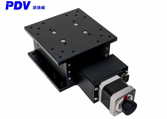 PT-GD120 Electric wedge lifting platform Motorized Lab Jacks Table size 120*120 stroke 20mm