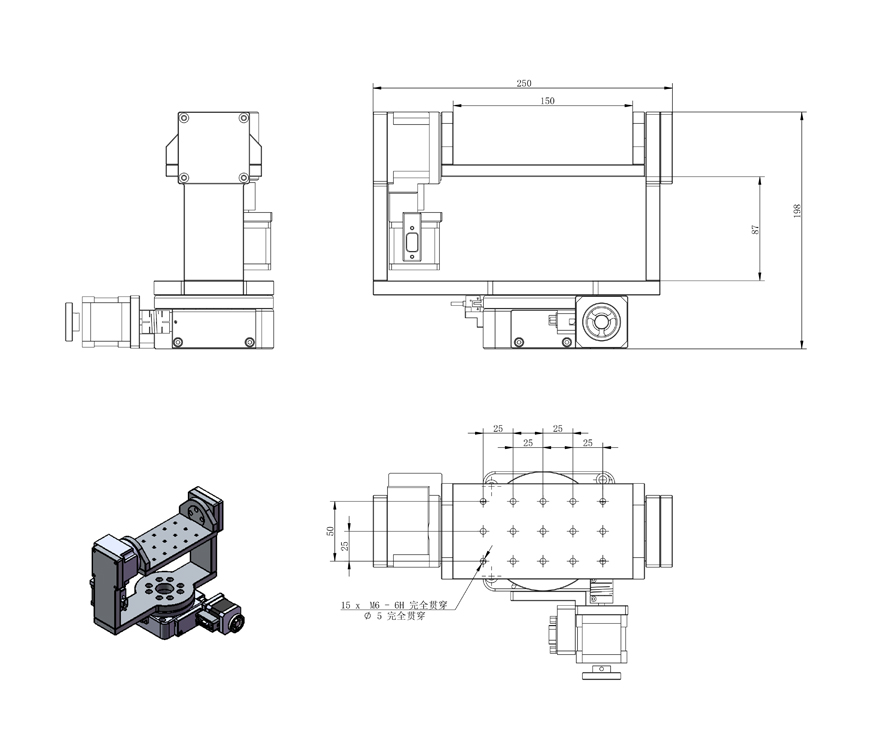 PT-EW01 Electric Rotary table Angle rotary table 360 degrees hollow rotary table index plate U-shaped arm