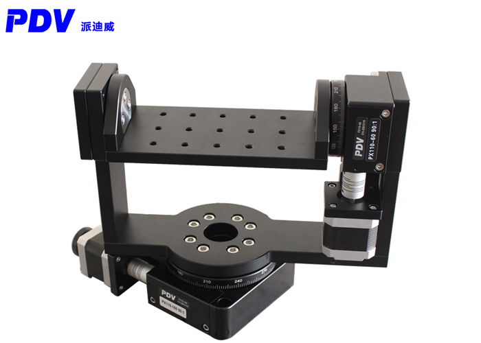 PT-EW01 Electric Rotary table Angle rotary table 360 degrees hollow rotary table index plate U-shaped arm